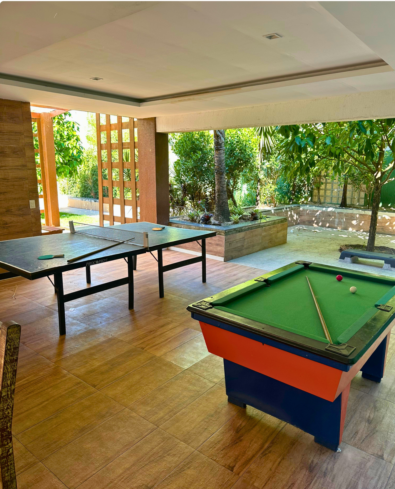 Espaço de lazer da Villa Vita